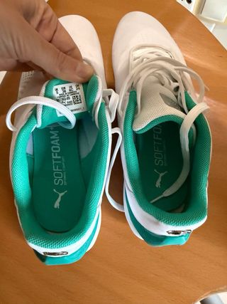 Zapatillas Puma Drift Cat Blancas y Verdes