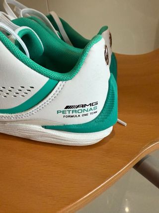 Zapatillas Puma Drift Cat Blancas y Verdes