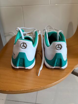 Zapatillas Puma Drift Cat Blancas y Verdes