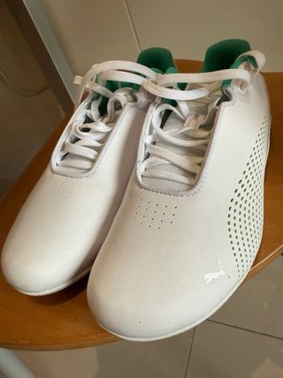 Zapatillas Puma Drift Cat Blancas y Verdes