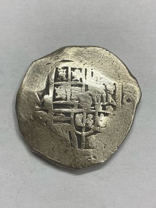 8 Reales Macuquina Felipe IV México