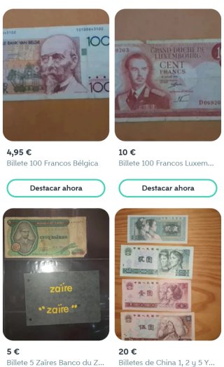 Álbum con Billetes
