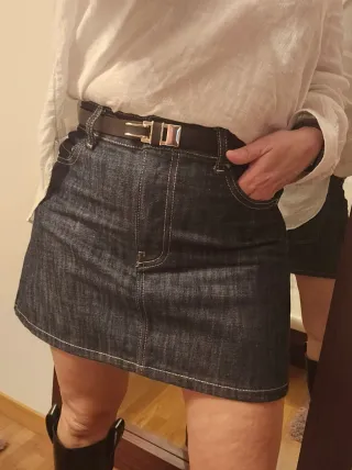Falda mini vaquera Zara