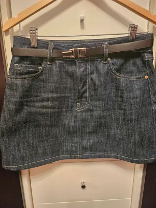 Falda mini vaquera Zara