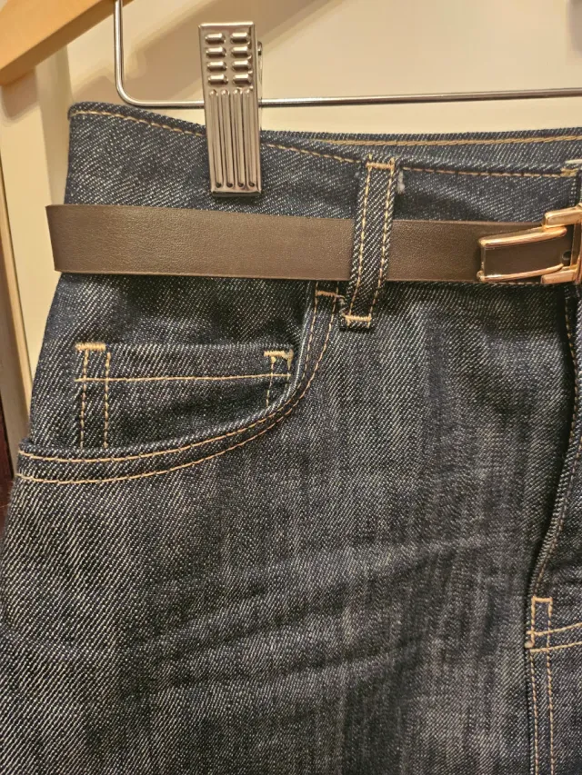 Falda mini vaquera Zara