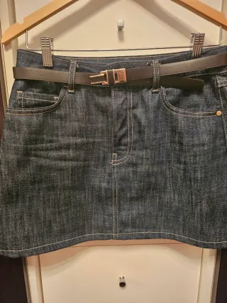 Falda mini vaquera Zara