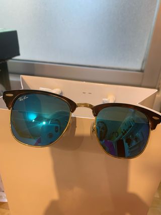 Gafas de sol Ray-Ban Clubmaster Azul ORIGINALES