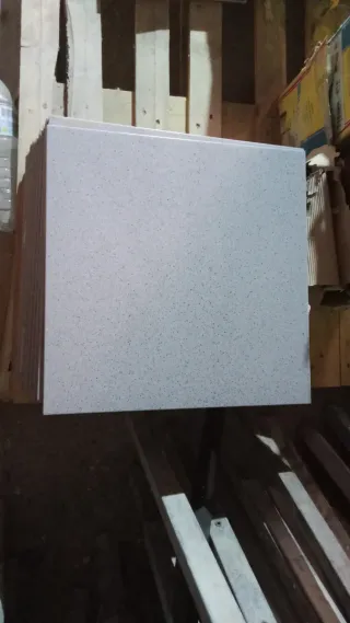 Baldosas suelo cocina/baño gris moteado