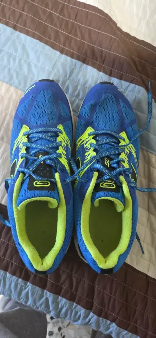 Zapatillas running Kalenji Kiprun SD azules/verdes