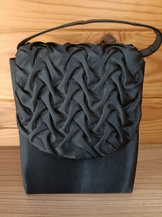 Bolso Negro de Mano de Fiesta.