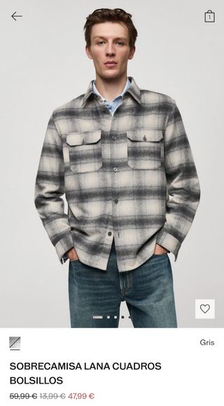 Camisa Mango Chico Nueva