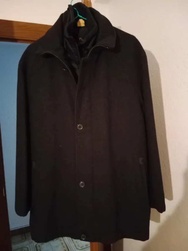 Cappotto Forecast Nero Uomo. Taglia XL.