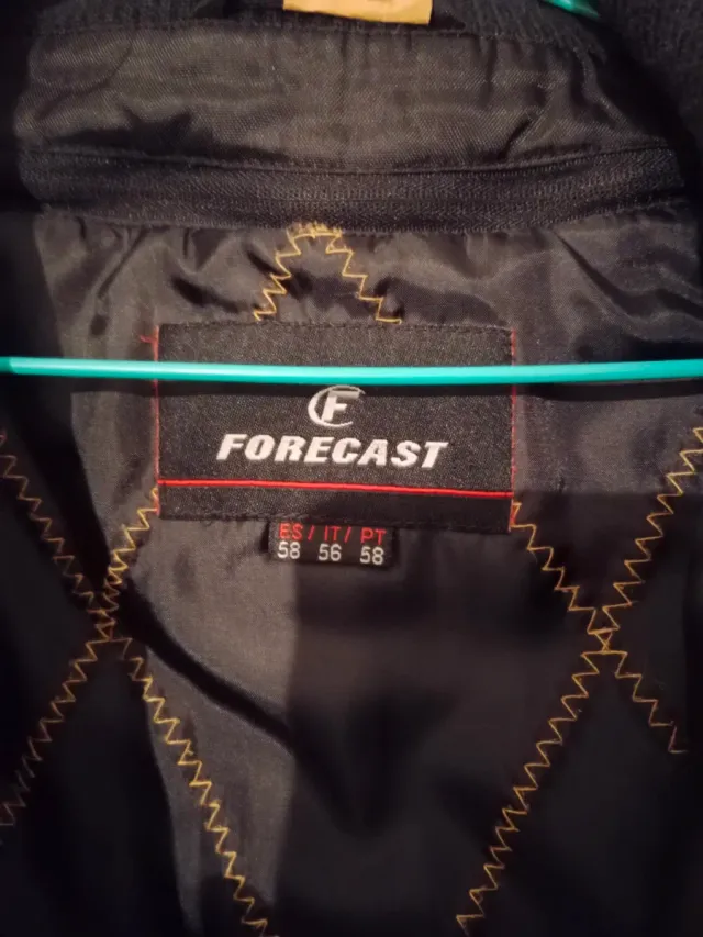 Cappotto Forecast Nero Uomo. Taglia XL.