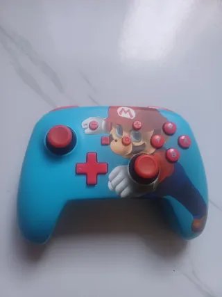 Mando Nintendo Switch Super Mario Azul