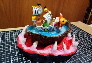 One Piece Diorama Fatto a Mano
