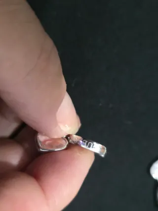 Pendientes Guess Corazón Plata y Blanco