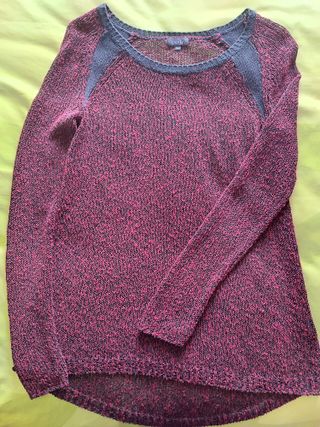 Jersey Elogy Hilo Gris y Rojo Talla M