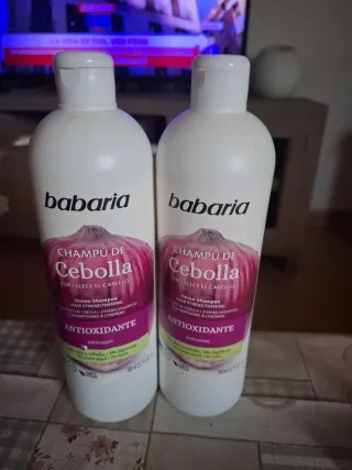Lote 2 Champú Babaria Cebolla 700ml