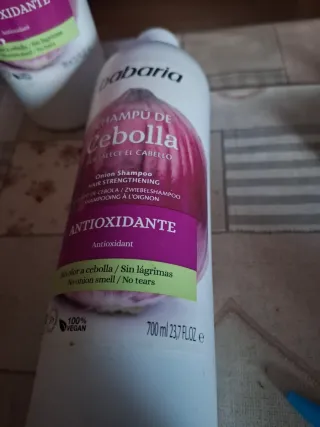 Lote 2 Champú Babaria Cebolla 700ml