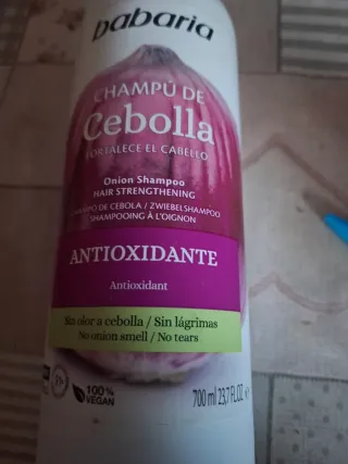 Lote 2 Champú Babaria Cebolla 700ml
