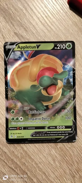 Carta Pokémon Appletun V 026/264