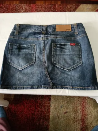 Falda vaquera Only azul