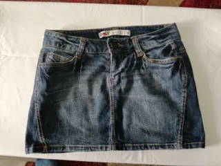 Falda vaquera Only azul