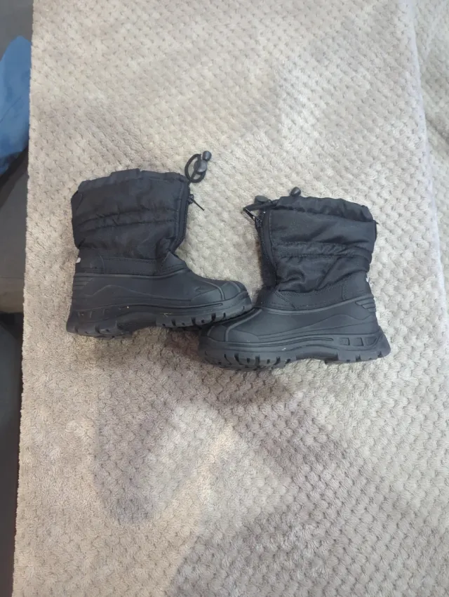 Botas de nieve para niños negras 30