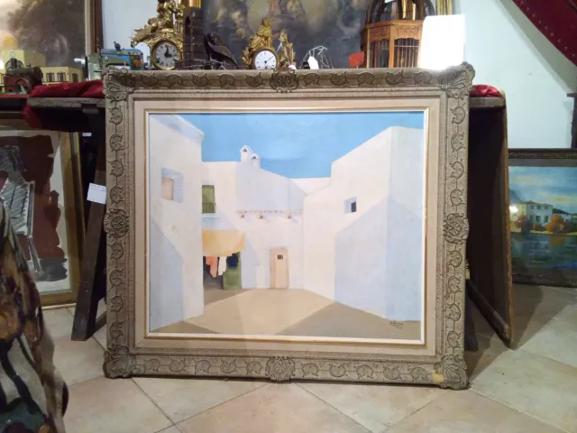 Óleo Ibiza J. Serra