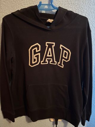 Sudadera Gap Negra con Logo