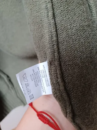 Cárdigan Mujer Talla S/M Verde Oliva