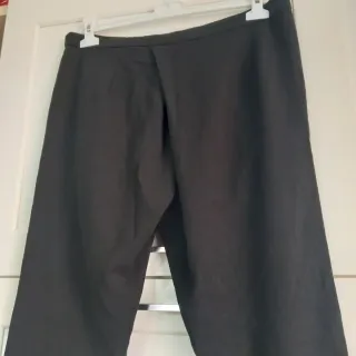 Pantaloni neri donna design a portafoglio