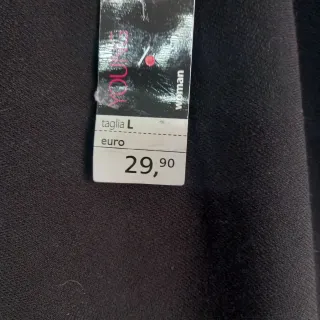 Pantaloni neri donna design a portafoglio