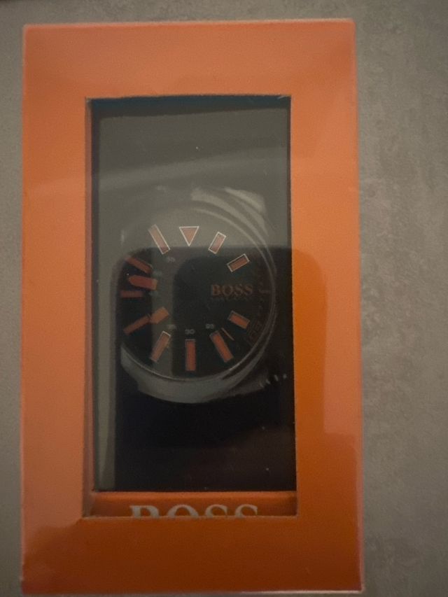 Reloj BOSS Negro Naranja Hombre