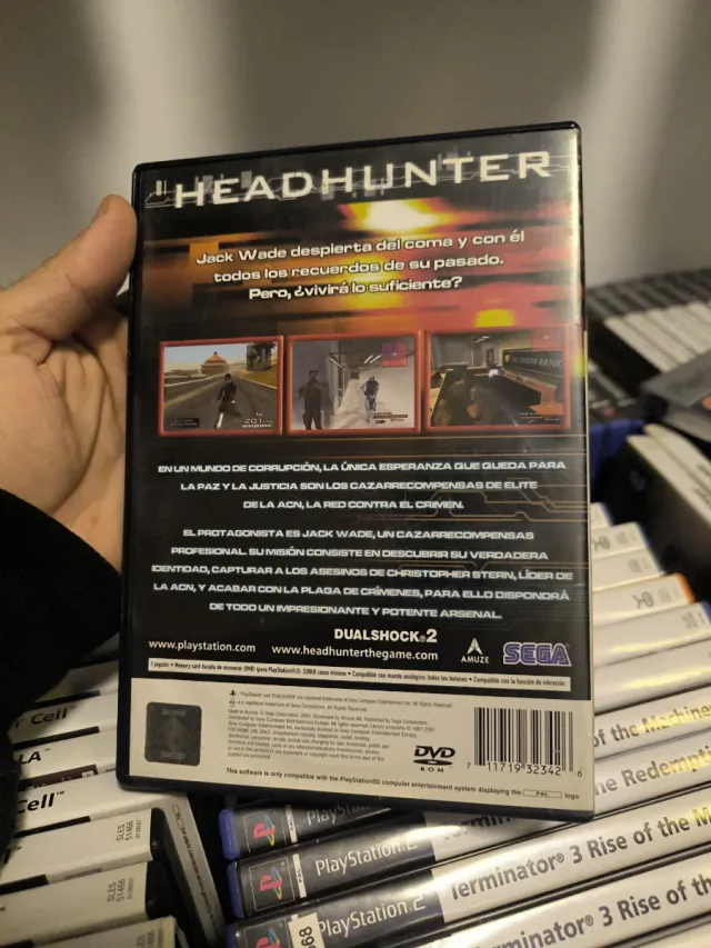 Headhunter PS2 PAL España
