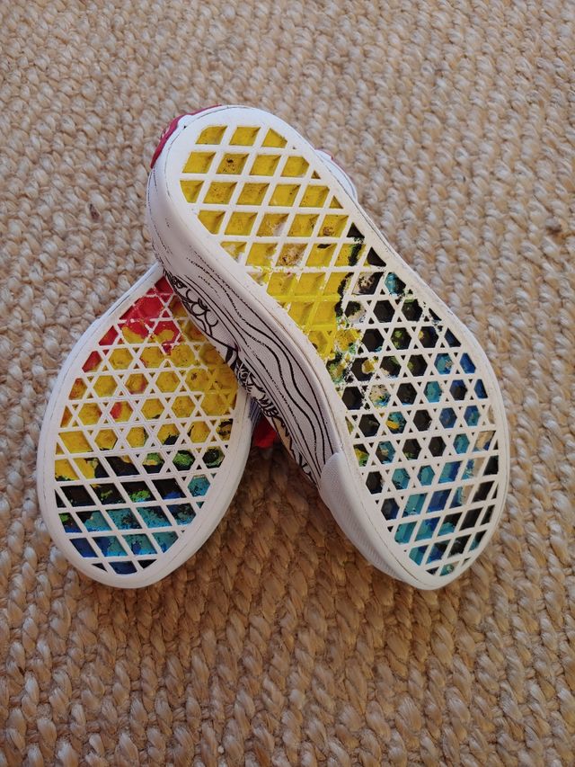 Zapatillas vans crayola niño talla 27.5