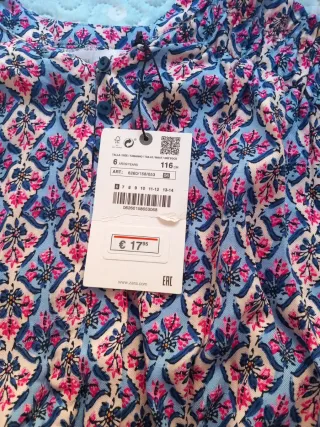 Camiseta niña Zara sin estrenar Talla 6 años