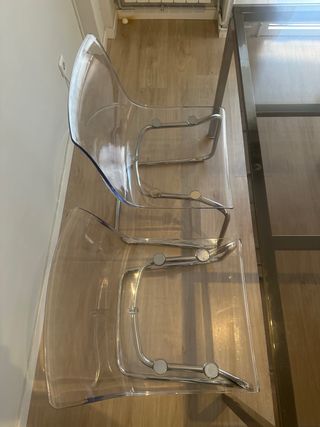 Tavolo in vetro e 4 sedie Tobías di Ikea