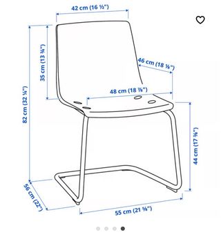 Tavolo in vetro e 4 sedie Tobías di Ikea
