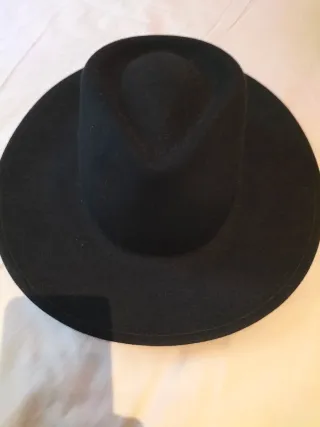 Sombrero Borges & Scott. Negro. T36 cm