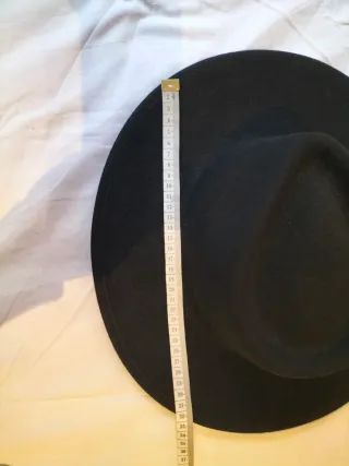 Sombrero Borges & Scott. Negro. T36 cm