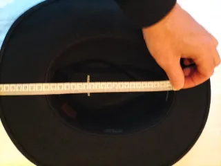 Sombrero Borges & Scott. Negro. T36 cm