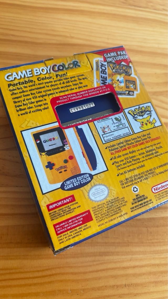 Game Boy Color Pokémon