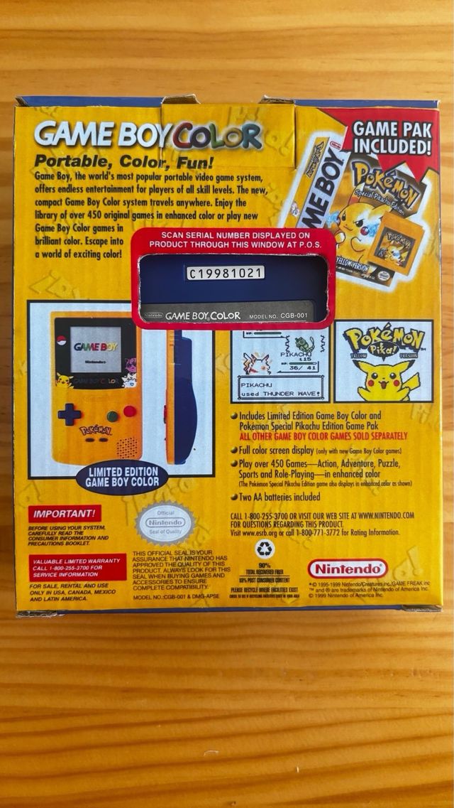 Game Boy Color Pokémon