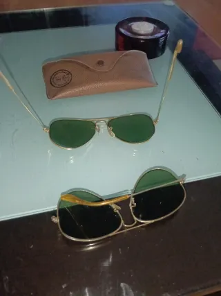 Gafas Ray-Ban Aviator Vintage Años 80
