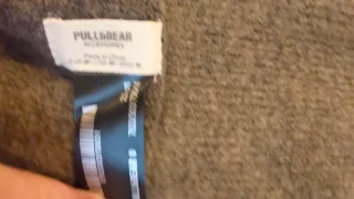 Gorro de lana tejido marrón