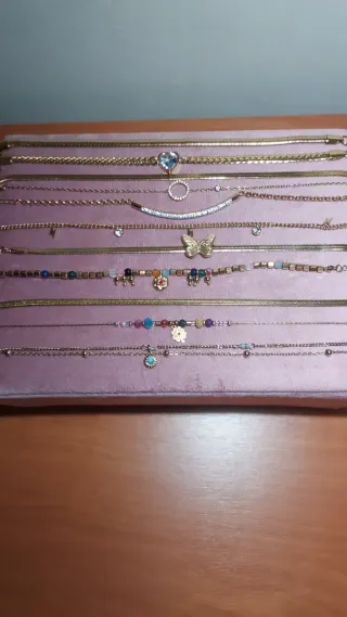 Pulseras,anillos y pendientes de acero garantizado