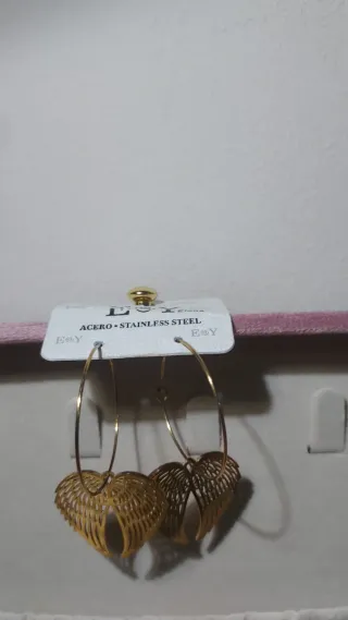 Pulseras,anillos y pendientes de acero garantizado