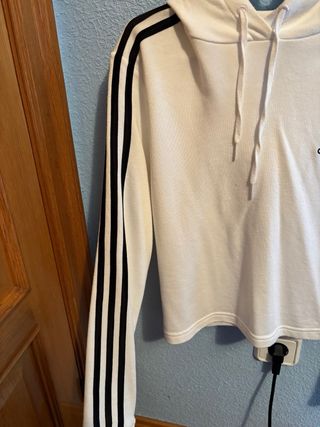 Sudadera Adidas Blanca Mujer