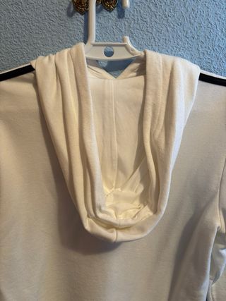 Sudadera Adidas Blanca Mujer